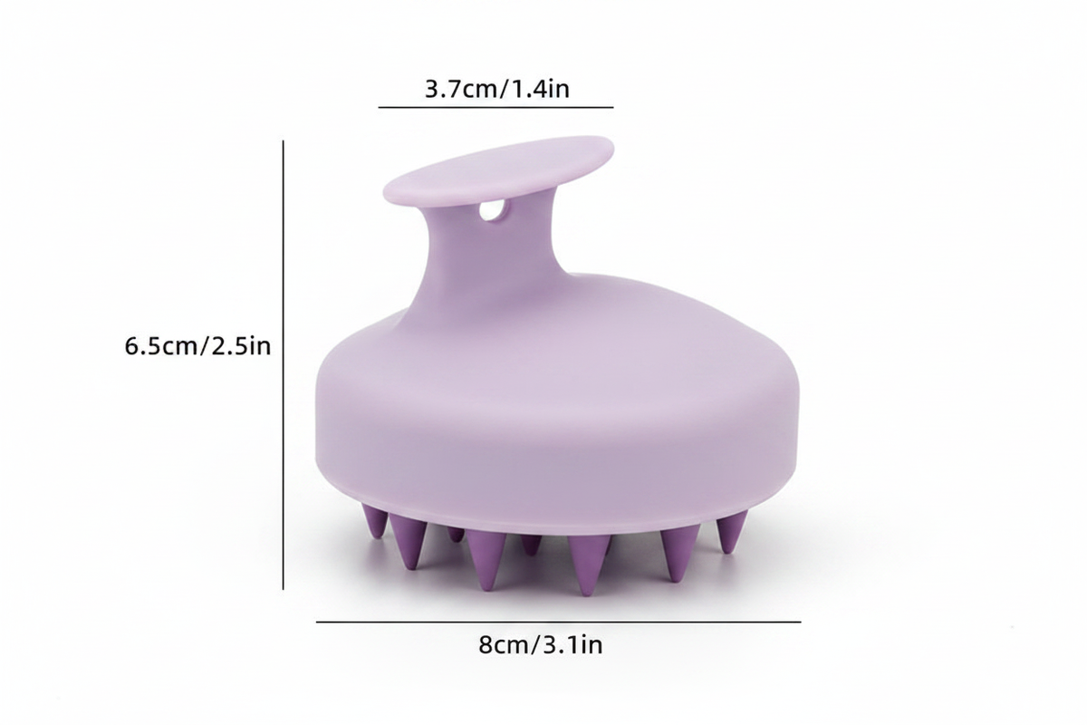 Silk Strand™ The Tension Release - Purple Silicone Scalp Massage Brush